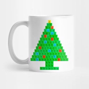 Chemistry Christmas Tree Periodic Table Mug